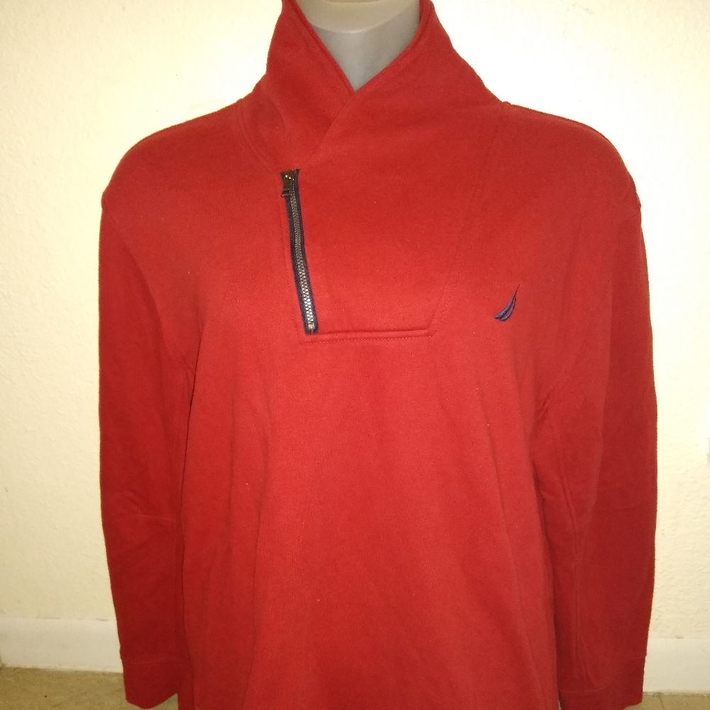 NWOT Nautica Red Sweater size XL